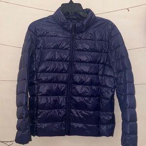 Womens Purple Puffer Jacket